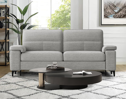 Modern Apartment Loveseat with Adjustable Arms | Tool-Free Assembly