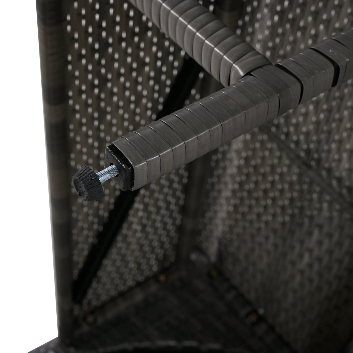 2-in-1 Convertible Outdoor Loveseat/Table Set