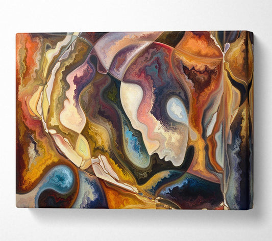Abstract Faces Painting