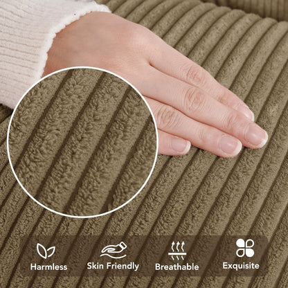 Soft Corduroy Throw Pillow Covers for Modern & Classic Homes | 4PCS