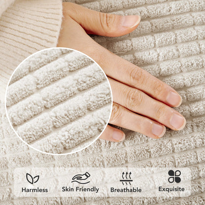 Soft Corduroy Throw Pillow Covers for Modern & Classic Homes | 4PCS