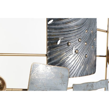 Gilded Rhythm Abstract Art