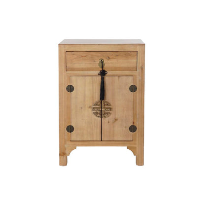 Zen Retreat Oriental-Inspired Wood Nightstand