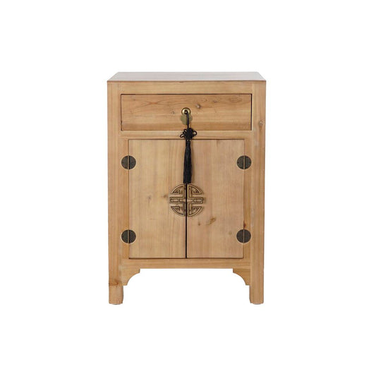 Zen Retreat Oriental-Inspired Wood Nightstand