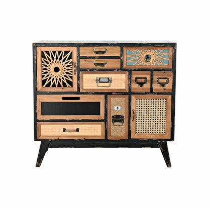 Vintage Fir Wood Chest of Drawers