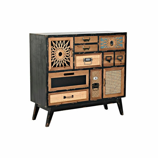 Vintage Fir Wood Chest of Drawers