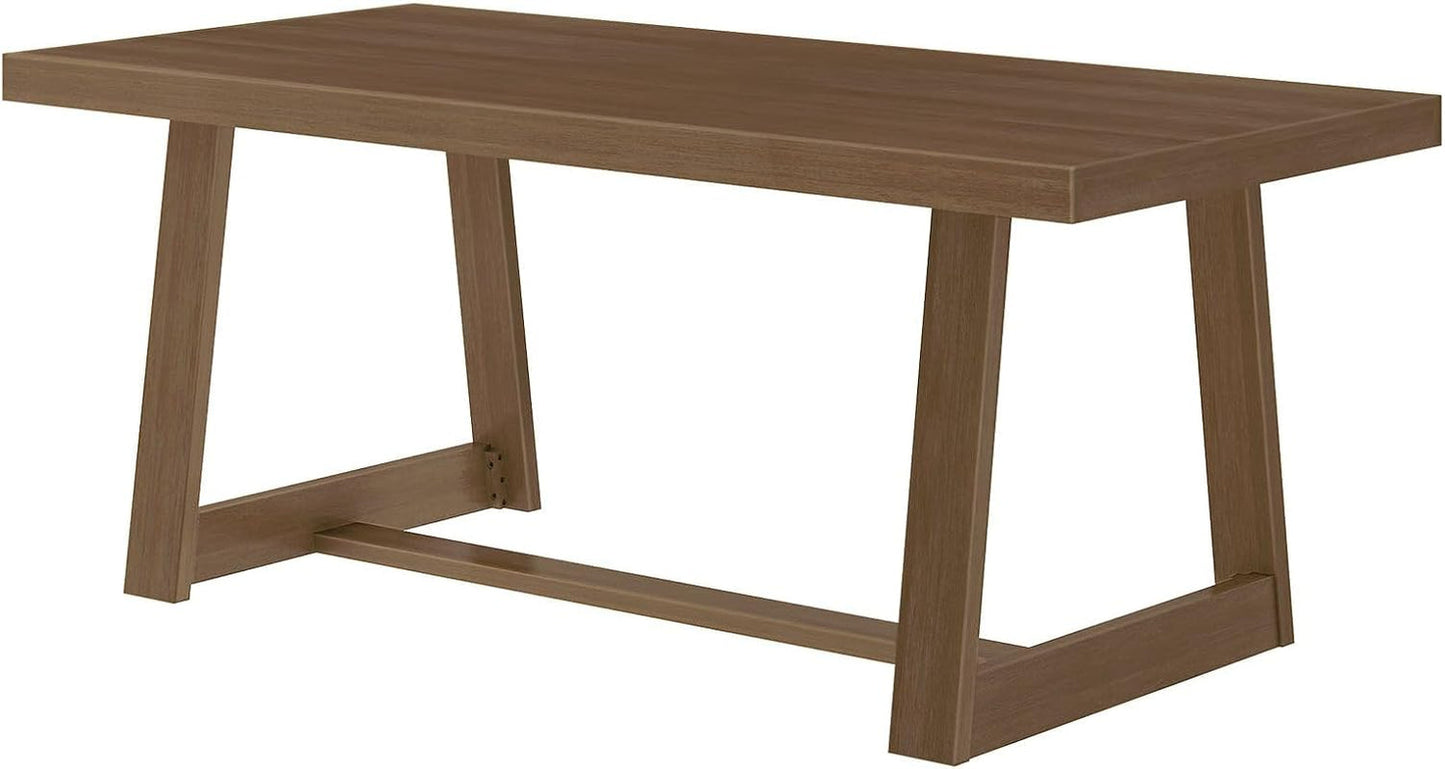 Plank+Beam Farmhouse Dining Table – Solid Wood, Seats 6