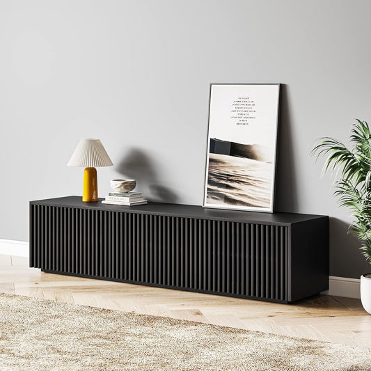 Mid-Century Modern Solid Wood TV Stand for TVs up to 65 Inches