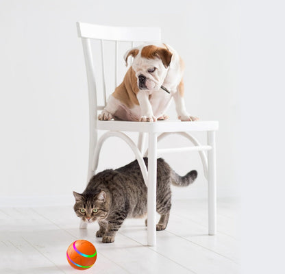 Self-Rolling Cat Toy Ball – Automatic Interactive Toy with Remote