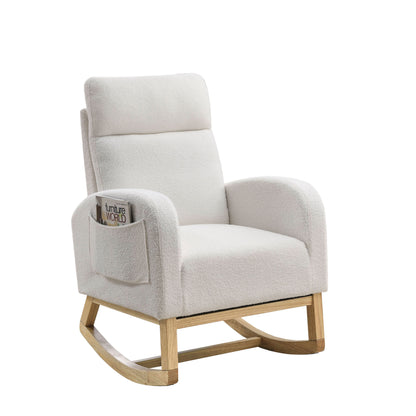 Ivory Rocking Chair – Gentle Motion, Everyday Comfort