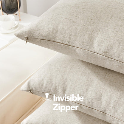 Eco-Conscious Linen Throw Pillow Covers for Modern Decor | 4 PCS