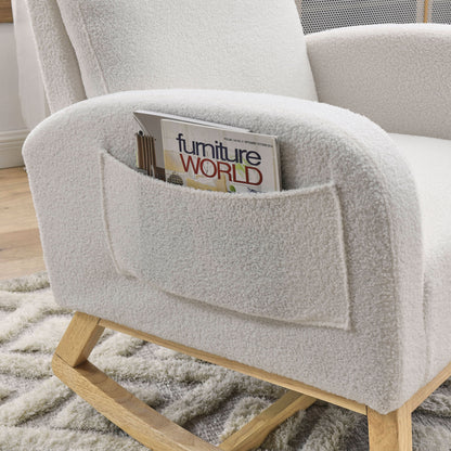Ivory Rocking Chair – Gentle Motion, Everyday Comfort
