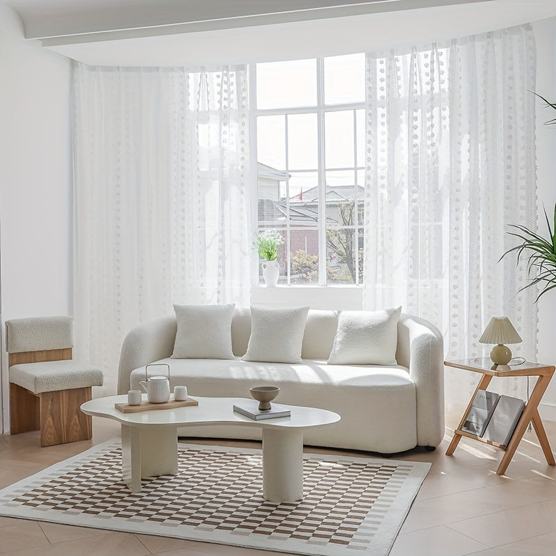 French Pastoral Gauze Curtains
