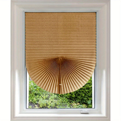 Self-Adhesive Pleated Fabric Shades | No-Drill, Cut-to-Size Cordless Blinds