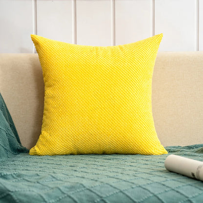Navy Cross Design Throw Pillow with Insert – 18" x 18"