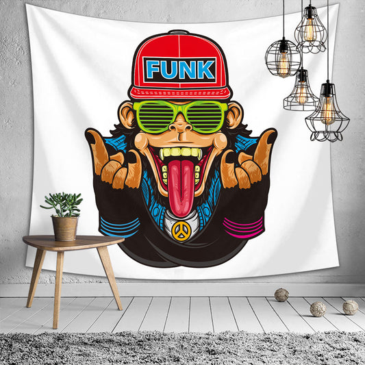 Vibrant Primate Tapestry
