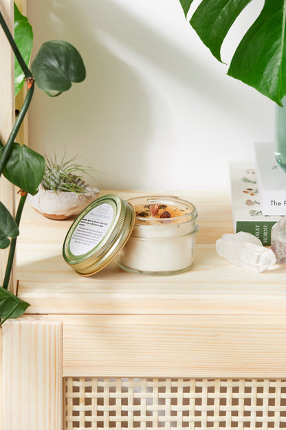 Abundance Ritual Candle | Hand-Poured Soy Candle for Prosperity & Success