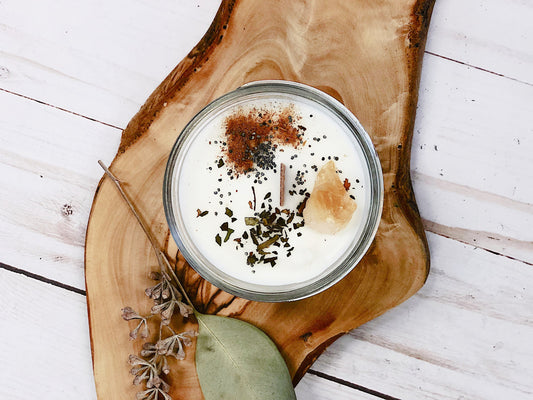 Abundance Ritual Candle | Hand-Poured Soy Candle for Prosperity & Success