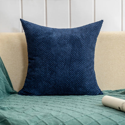 Navy Cross Design Throw Pillow with Insert – 18" x 18"