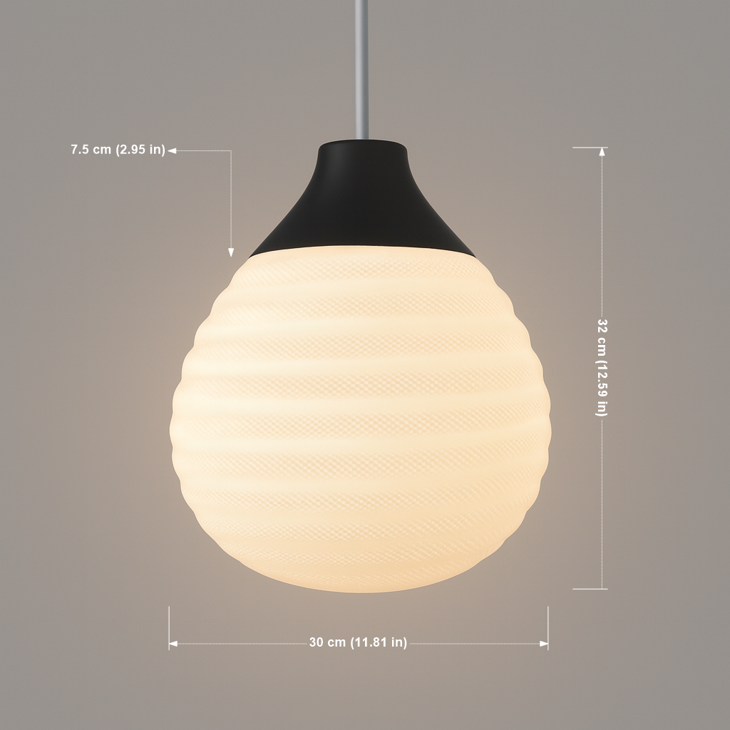 Soft Glow Spiral Ceiling Pendant