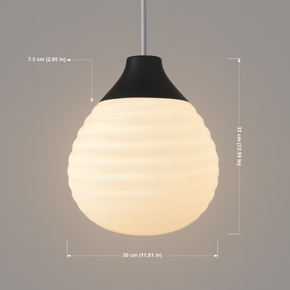 Soft Glow Spiral Ceiling Pendant
