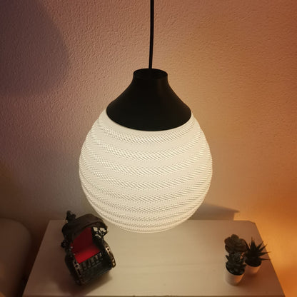Soft Glow Spiral Ceiling Pendant