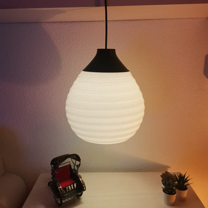 Soft Glow Spiral Ceiling Pendant