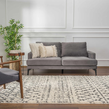 Hauteloom Kibureau Moroccan-Inspired Shag Area Rug