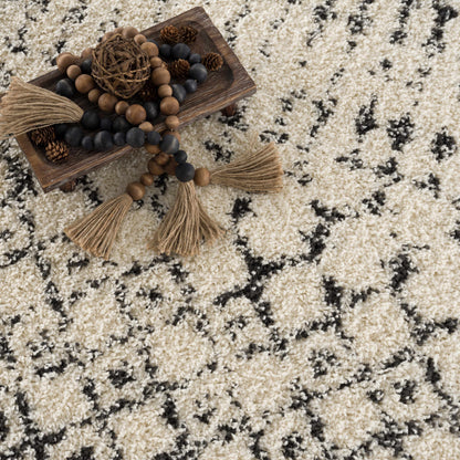 Hauteloom Kibureau Moroccan-Inspired Shag Area Rug