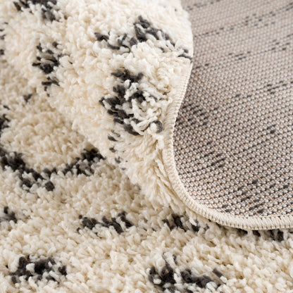Hauteloom Kibureau Moroccan-Inspired Shag Area Rug