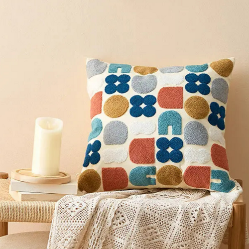 Boho Tufted Throw 18" Pillow Bundle