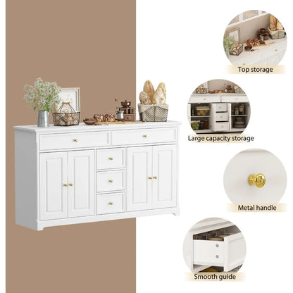 Farmhouse Storage Buffet Cabinet