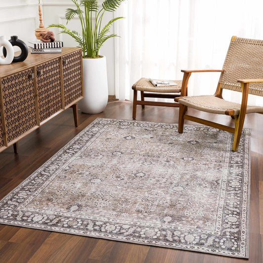 The Ganyangan Collection: Low-Pile Rug with Vintage Style