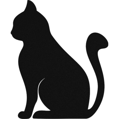Midnight Whiskers Metal Art