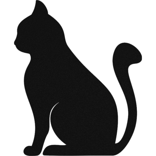 Midnight Whiskers Metal Art