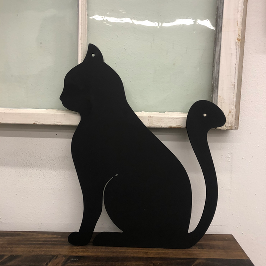 Midnight Whiskers Metal Art