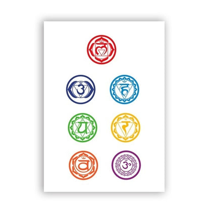 Modern Yoga Meditation Symbol Canvas Art