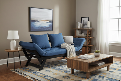 Compact 3-in-1 Sofa Bed with Adjustable Armrests