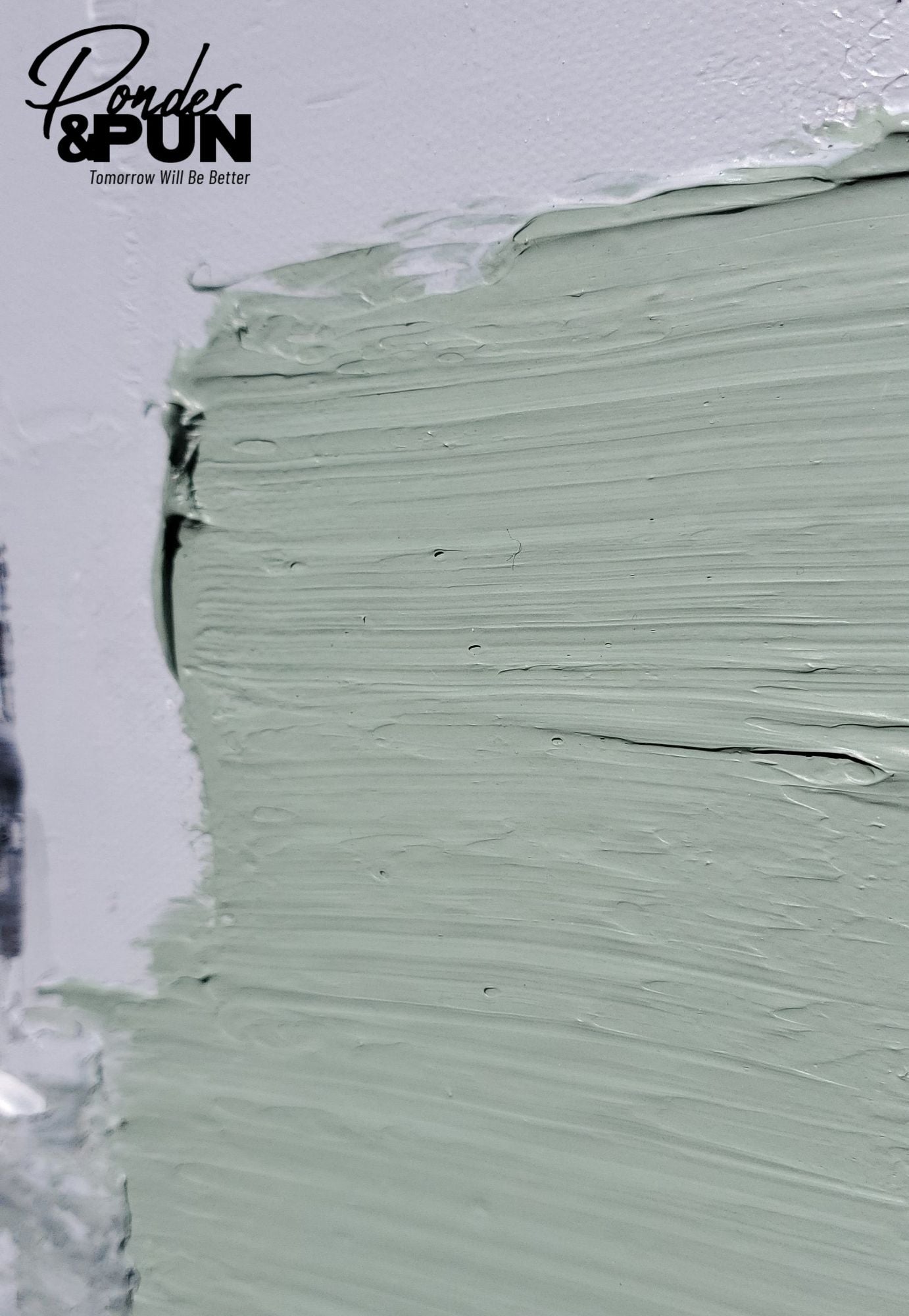 Muted Depths: Hand-Painted Earthy Abstract