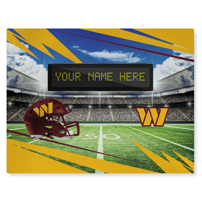 Washable Team Logo Rug for Game Day and Fan Caves -5'2" x 7'