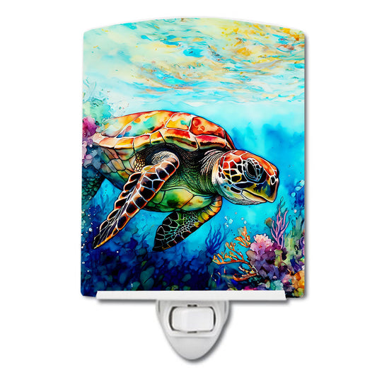 Loggerhead Sea Turtle Ceramic Night Light