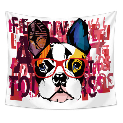 The Incredible Dog Tapestry, Wall Hanging Tapestry, Animal Art, Pet