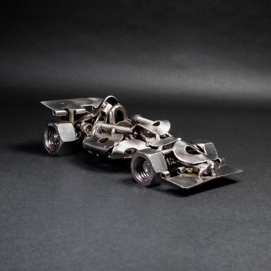 Welded Steel Scrap Metal Formula 1  Racecar Car