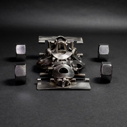Welded Steel Scrap Metal Formula 1  Racecar Car