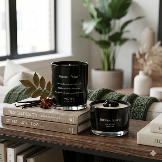 Hidden Forest Aromatherapy Candle by Palmoire (Limited Edition)