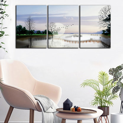 Abstract 3 Pcs Canvas Oil Painting