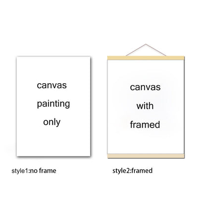 Nordic Canvas Painting Home