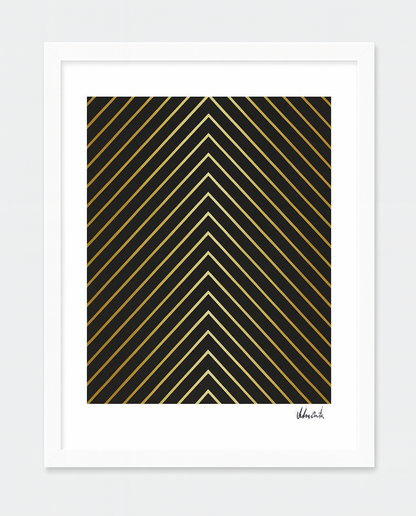 Modern Gold Gallery Frame | for Art Prints & Photos
