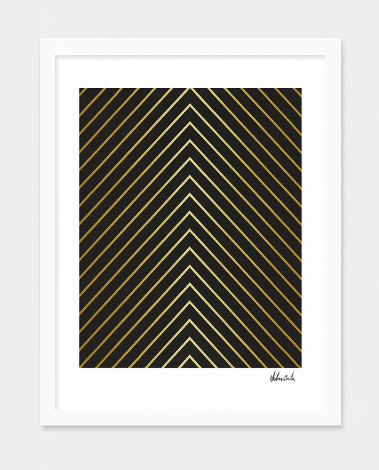Modern Gold Gallery Frame | for Art Prints & Photos