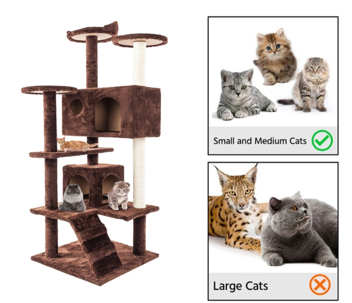 Cat Climb Tree with Multiple Scratching Posts